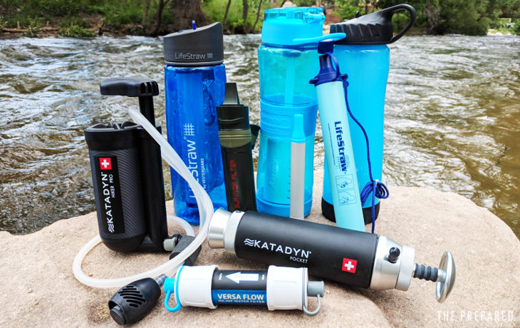 Pocket Microfilter Water Filter Purifier Hydration Filter Camping Survival